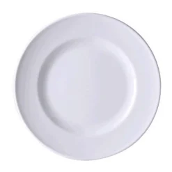 DibbernTeller flach 26 cm Fahne Solid Color weiss