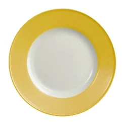 DibbernTeller flach 21 cm Fahne Solid Color sonnengelb