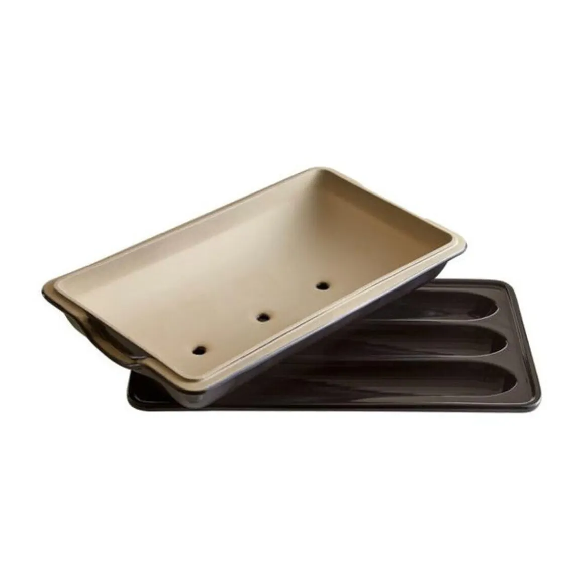 Emile HenryBaguette-Set 2-tlg. Kohle