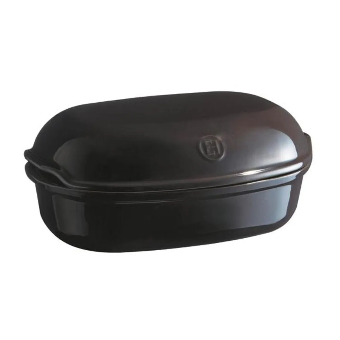 Emile HenryBrotbackform 34x22x15 cm Artisan Kohle