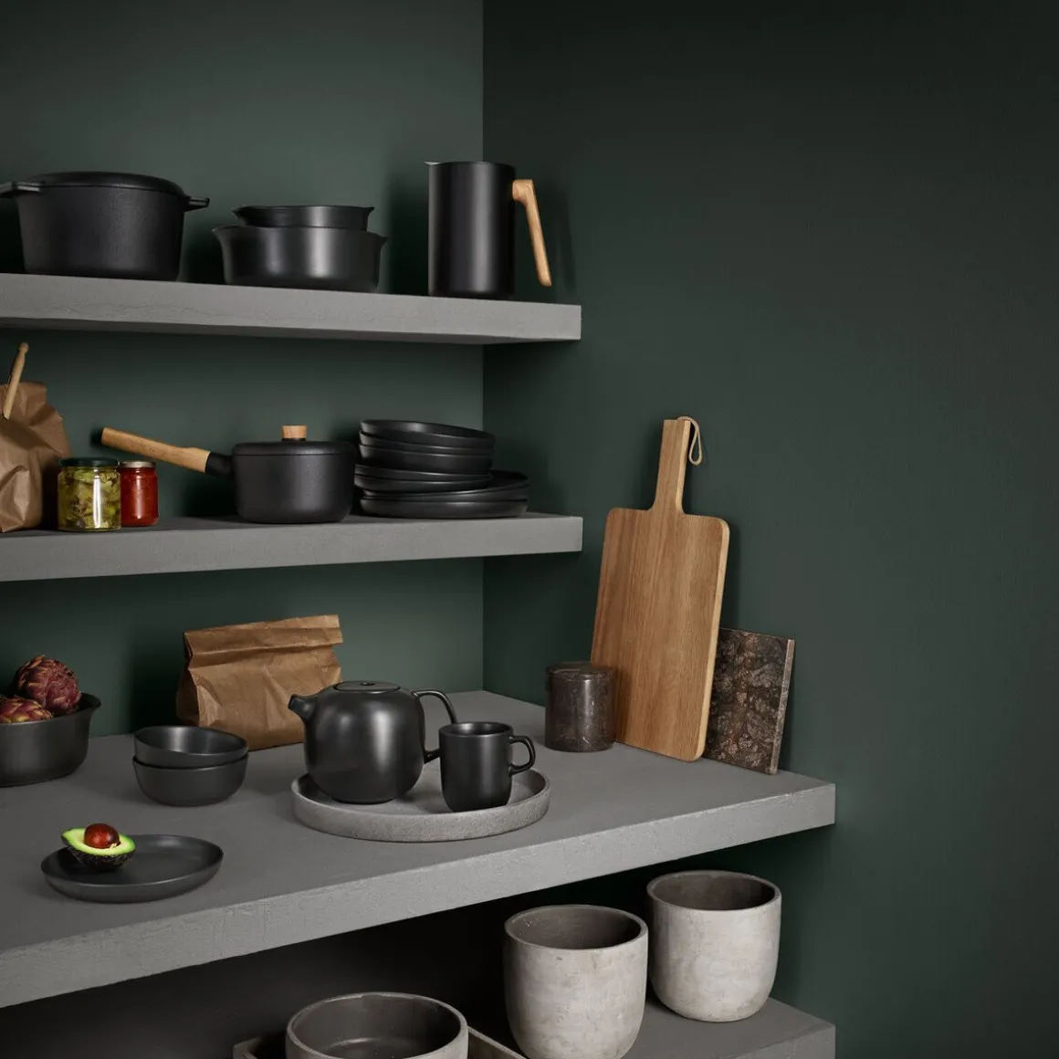 Eva SoloTeller 25 cm Nordic kitchen schwarz