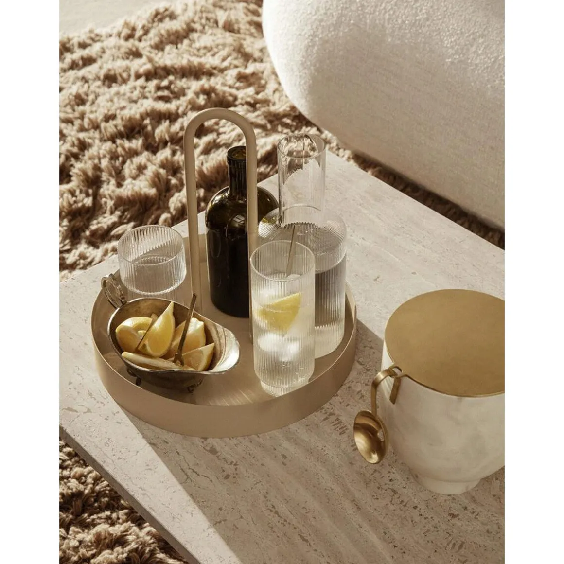 ferm LIVINGTablett 28 cm Grib cashmere