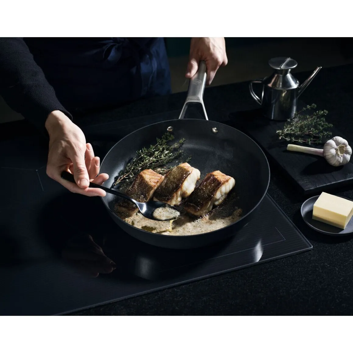 FiskarsBratpfanne 28 cm Taiten schwarz