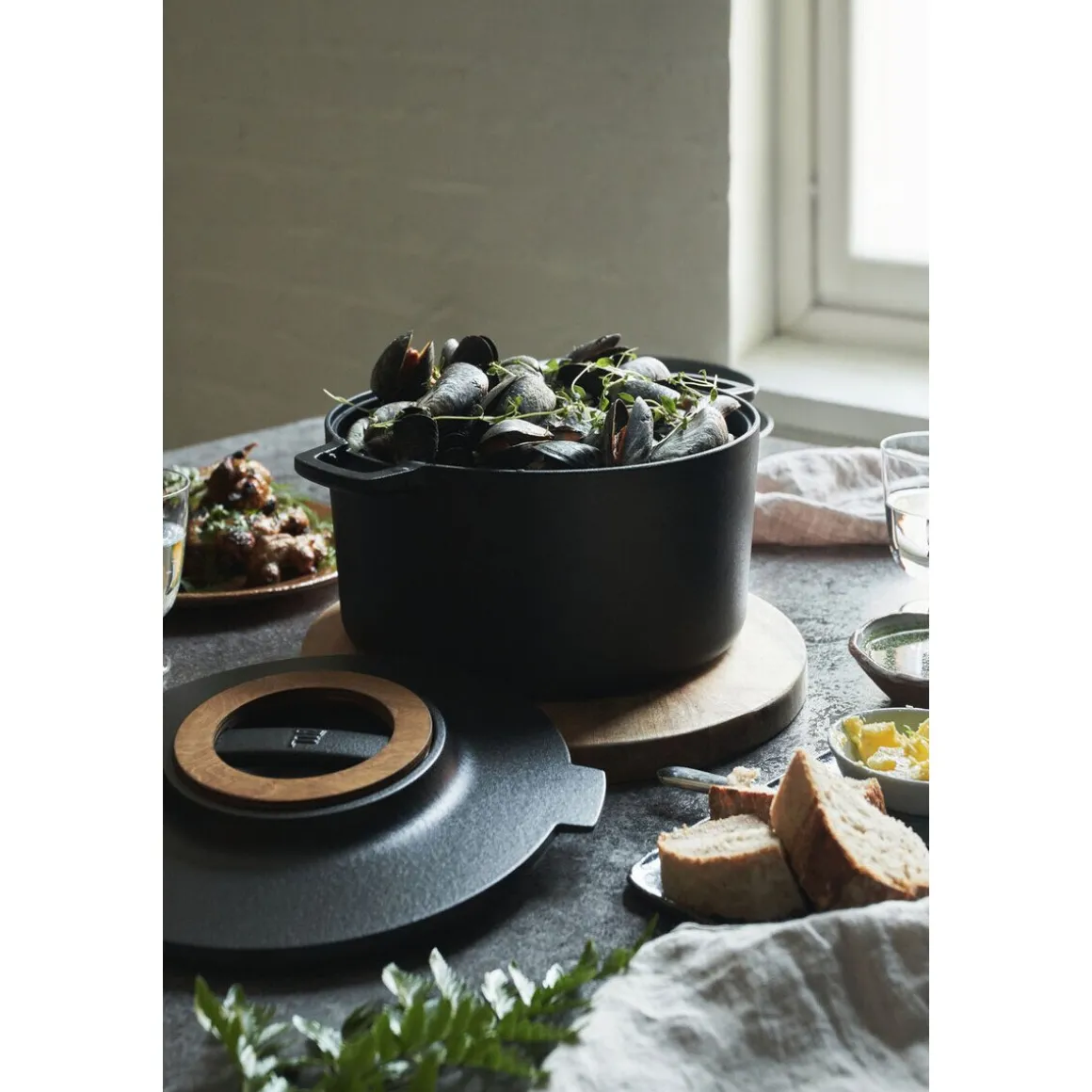 FiskarsKasserolle 6,0 l Norden schwarz