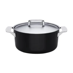 FiskarsKasserolle mit Deckel 3,5 l Rotisser schwarz