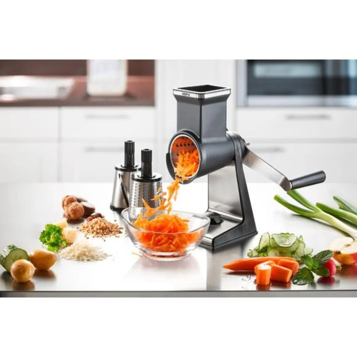 GefuTrommelreibe Transforma 4-tlg. schwarz