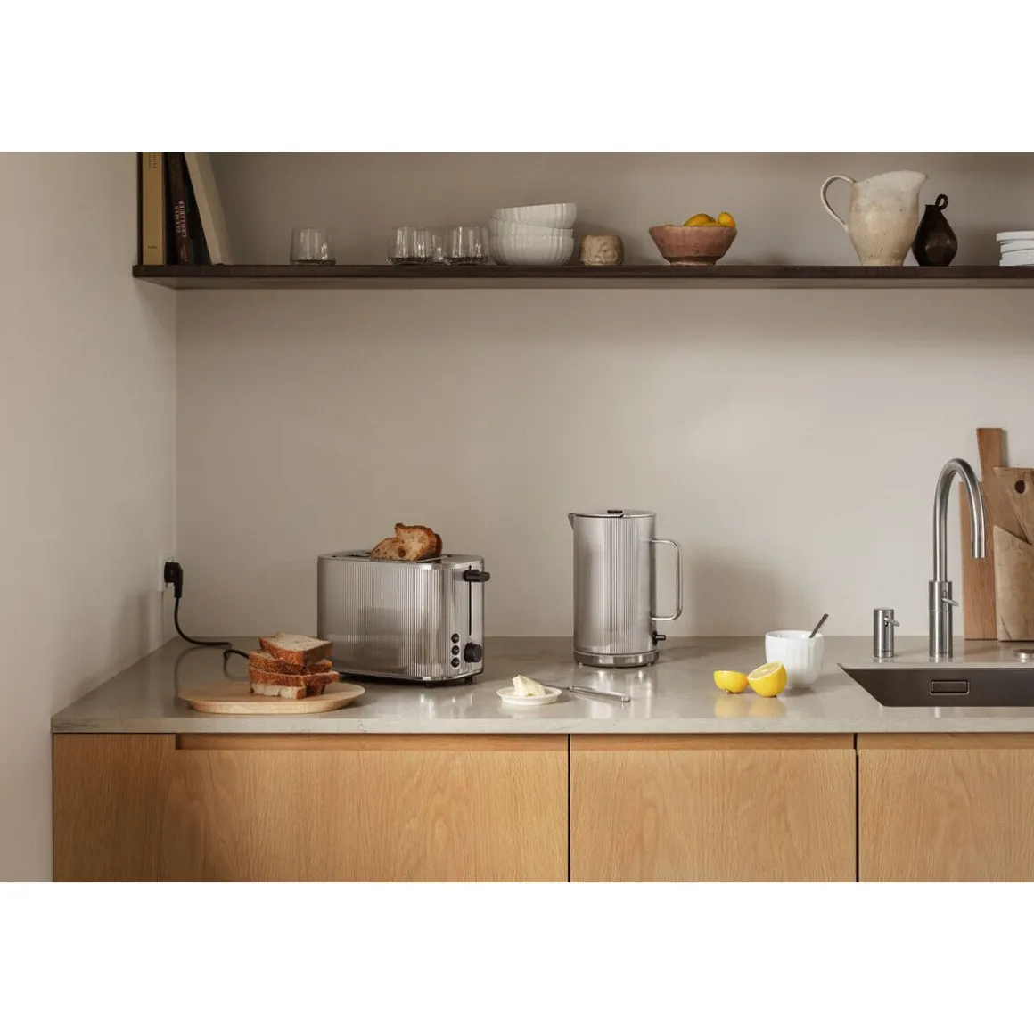 Georg JensenWasserkocher 1,5 l 2200 W Bernadotte edelstahl