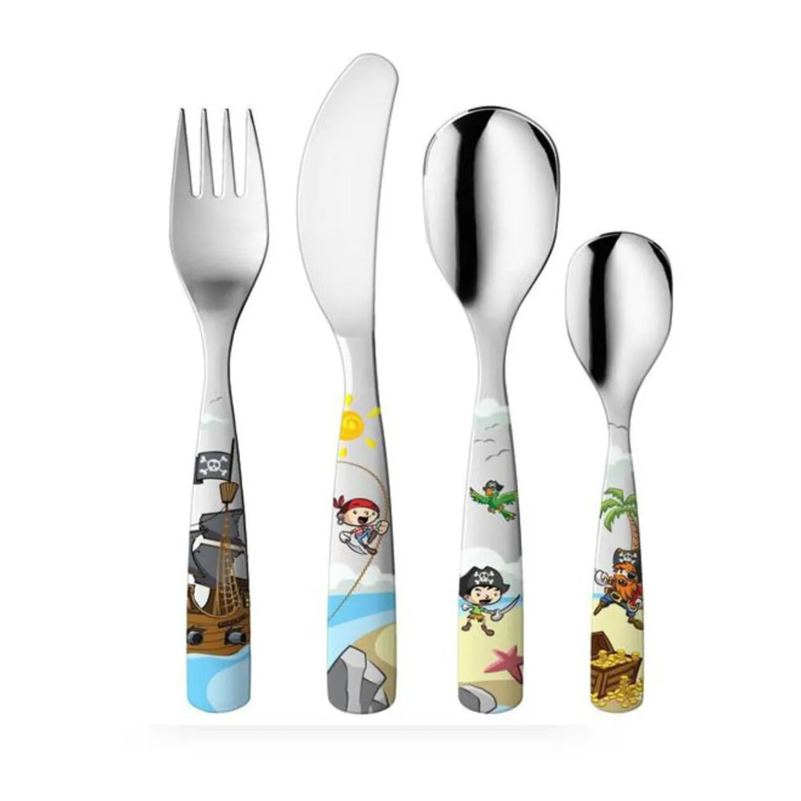 Gnali & ZaniKinderbesteck 4-tlg Piraten