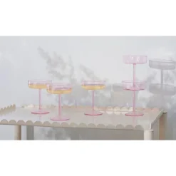 HayCoupé-Glas 2er-Set Tint klar/grün