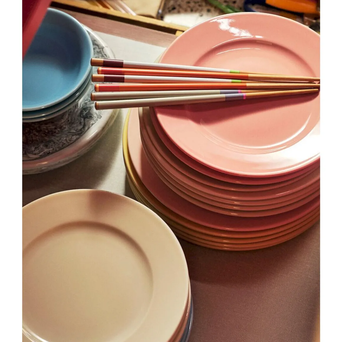 HayEssstäbchen 4 Paar bunt