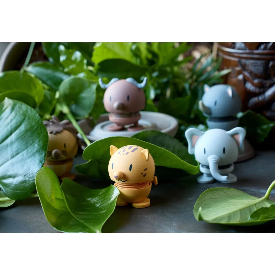 HoptimistSoft Elephant 6 cm grey