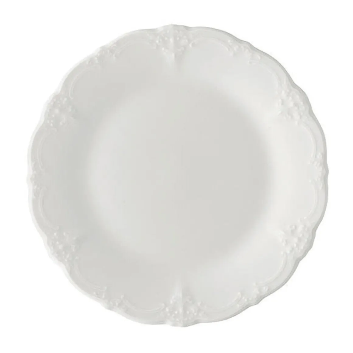 HutschenreutherFrühstücksteller 20 cm Fahne Baronesse Weiss