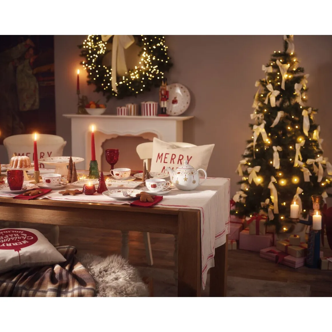 HutschenreutherPlatte 36x18 cm Christmas Love