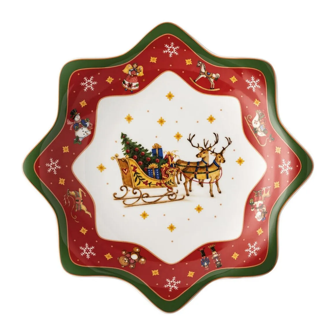 HutschenreutherSternschale 25 cm Happy Wintertime