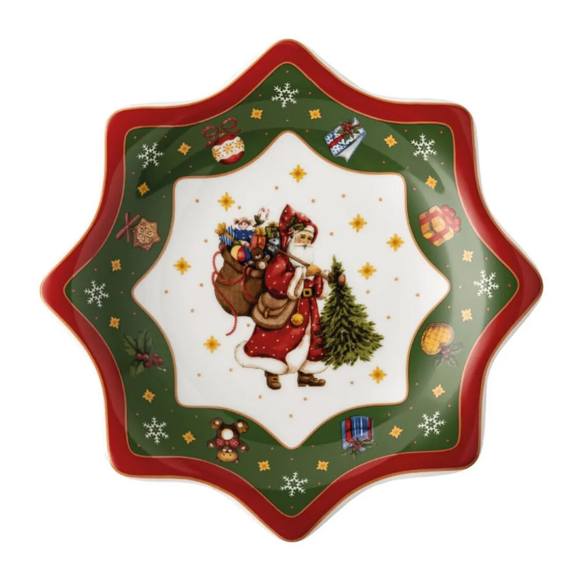 HutschenreutherSternschale 20 cm Happy Wintertime