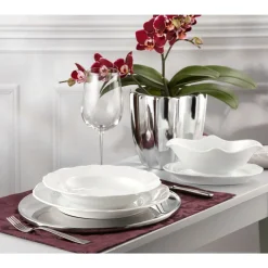 HutschenreutherSuppenteller 23 cm Fahne Maria Theresia Weiss