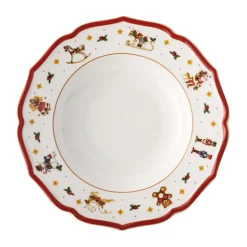 HutschenreutherTeller tief 24 cm Happy Wintertime Red