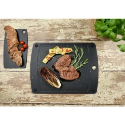 JadeSchneidebrett Gourmet Gripper schwarz 37x27,5x0,6cm