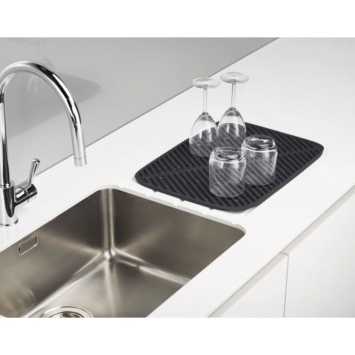 Joseph JosephAbtropfmatte 31x43,5 cm grau Flume