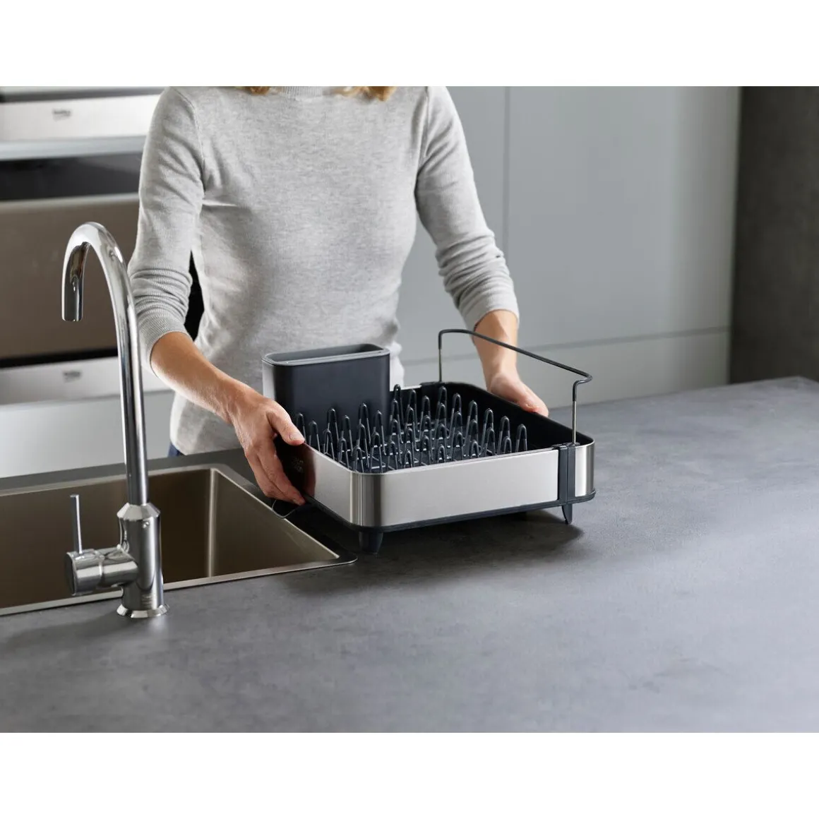 Joseph JosephAusziehbares Geschirrabtropfgestell 35 cm Extend edelstahl