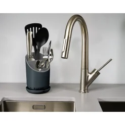 Joseph JosephBesteck Abtropfbehälter grau Dock