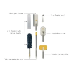 Joseph JosephReinigungsset 6-tlg. CleanTech stone