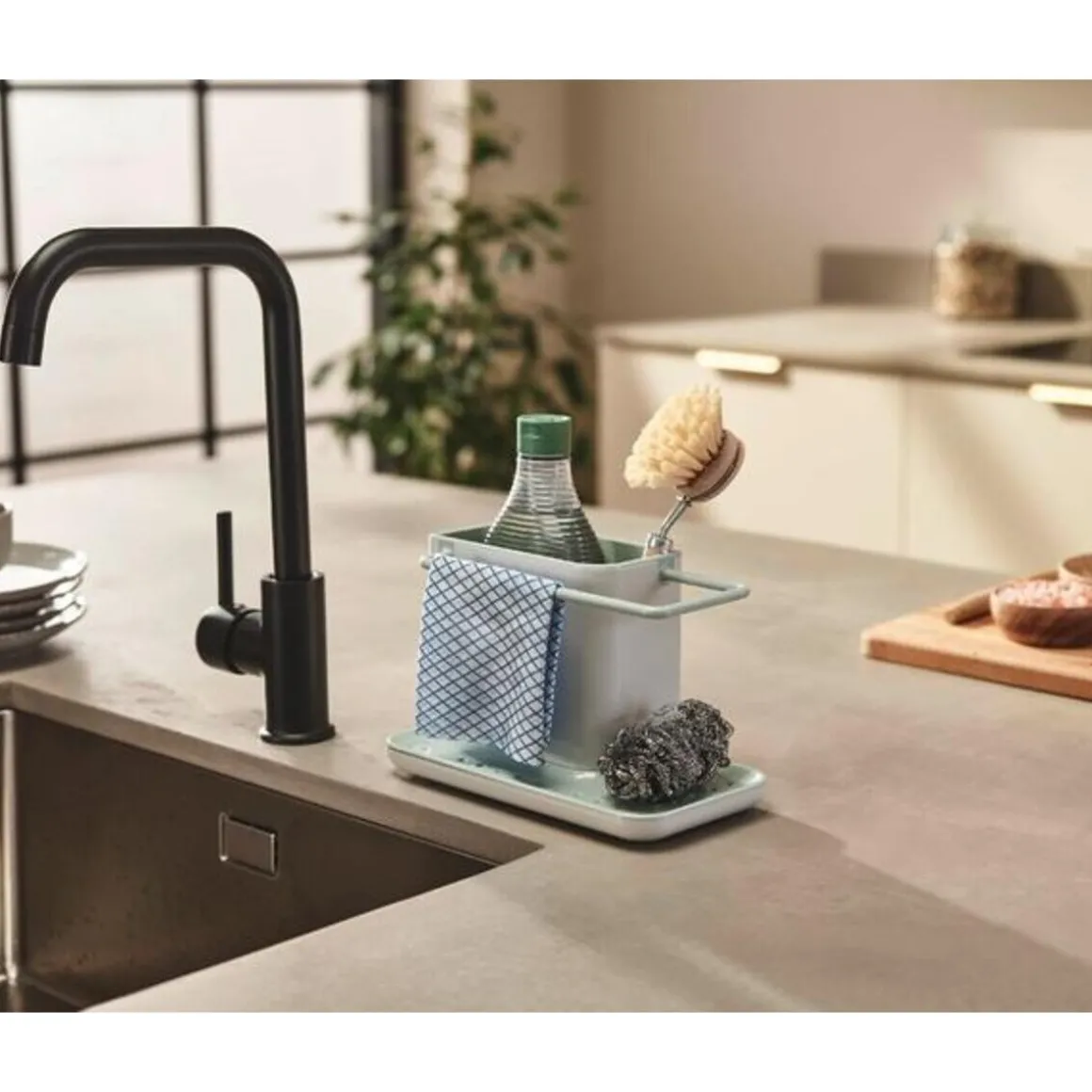 Joseph JosephSpülenorganizer 19x13 cm Caddy Light Stone Sage