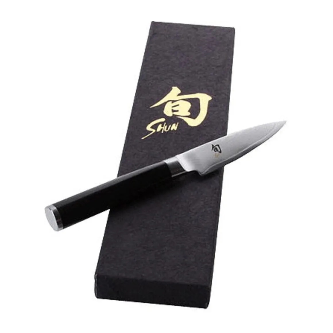 KaiOfficemesser Shun Griff Holz schwarz 8,5 cm