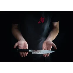 KaiSantokumesser Shun mit Kullenschliff 18 cm