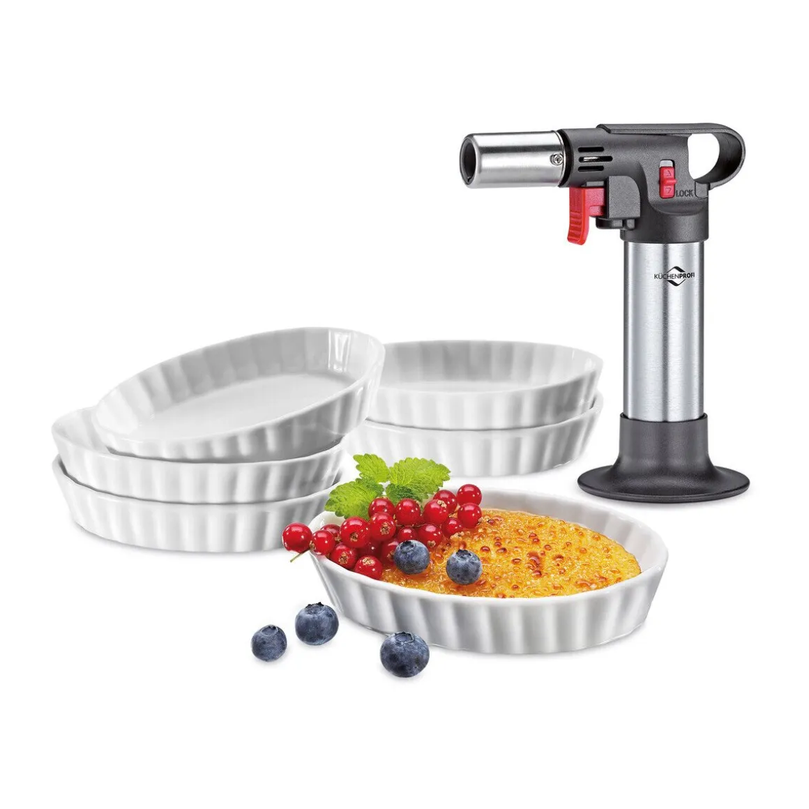 KüchenprofiCrème Brûlée-Set 7-tlg. Deluxe mehrfarbig