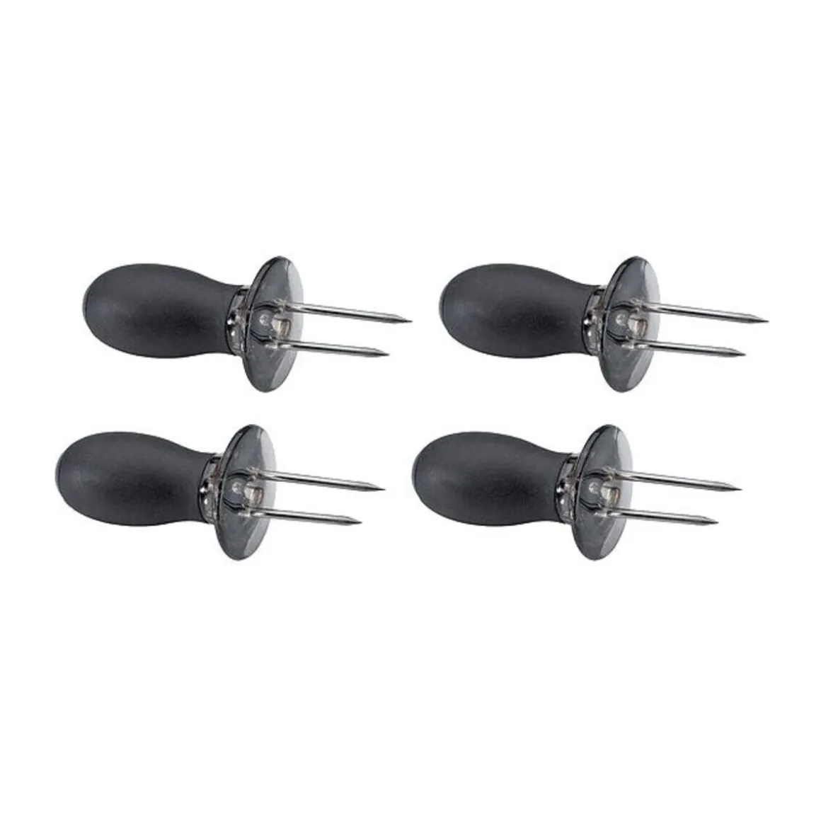 KüchenprofiMaiskolbenhalter 4er-Set BBQ schwarz