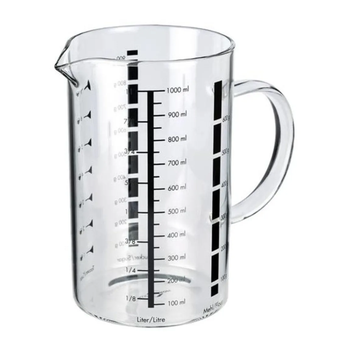 KüchenprofiMessbecher 1 ltr. Glas Glas