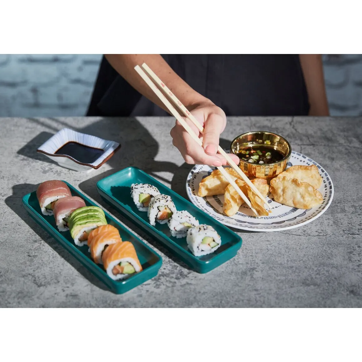 Ken HomBambus Essstäbchen 4er-Set natur