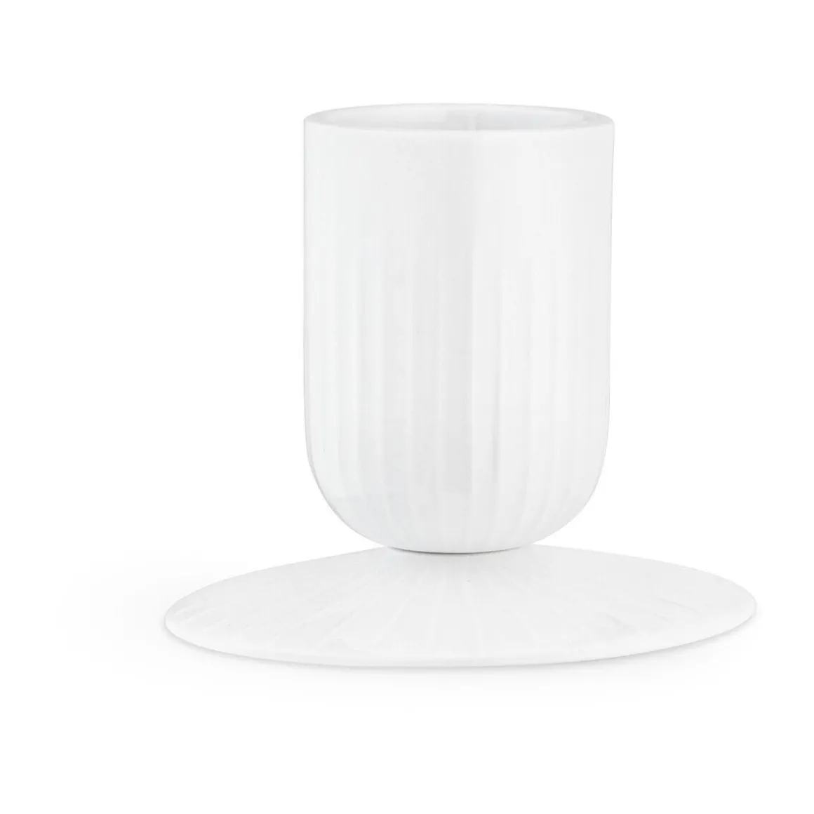 KählerBlockkerzenhalter 9 cm Hammershøi weiß
