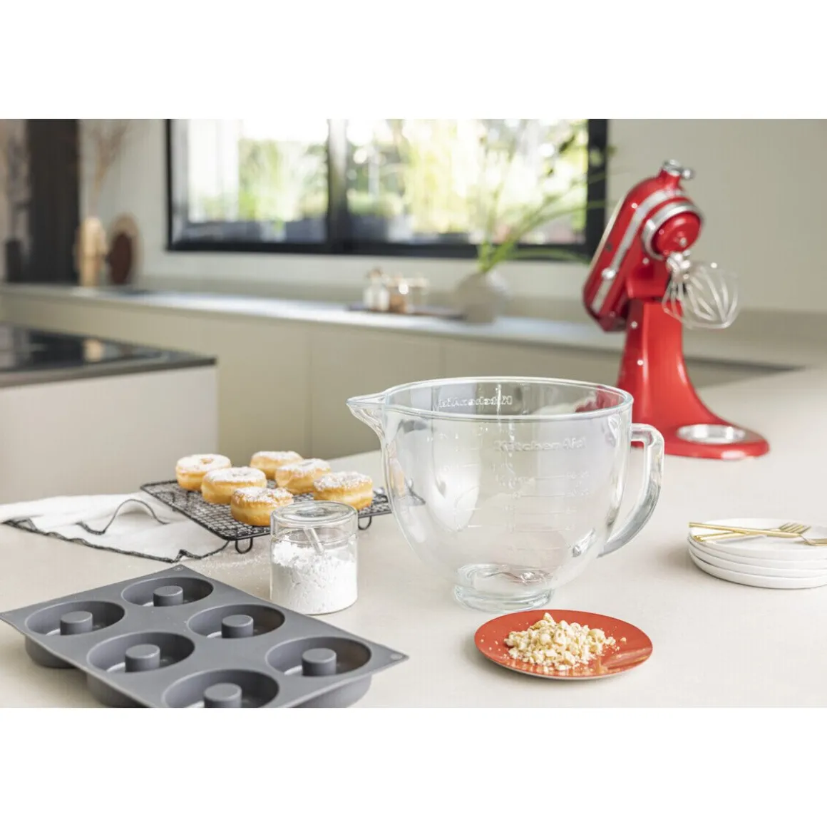 KitchenAidGlasschüssel 4,7 l klar