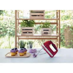 KitchenAidHandmixer 20 cm 85 W Artisan Empire Rot