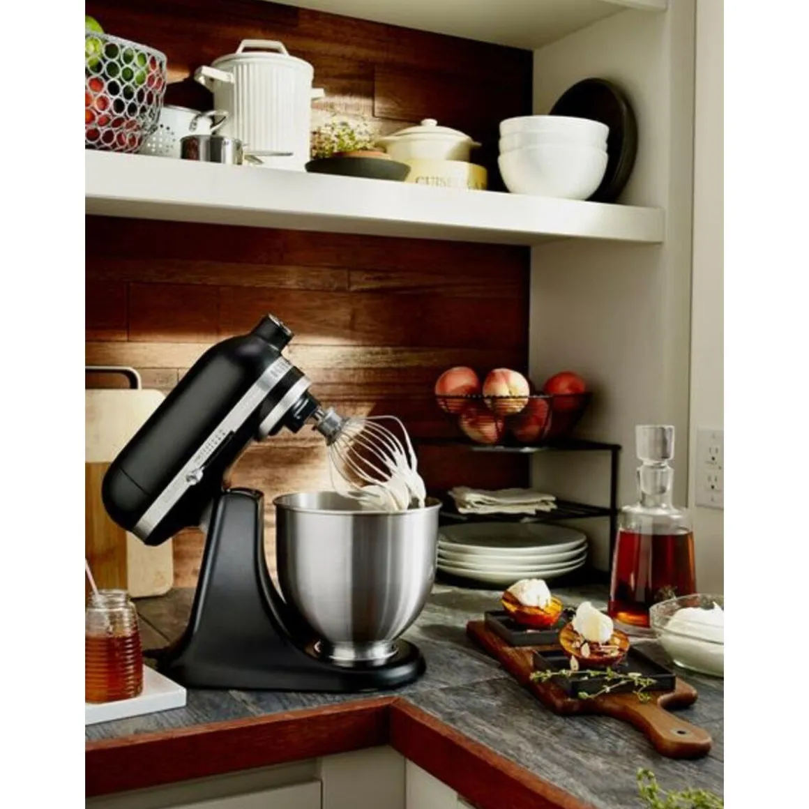 KitchenAidKüchenmaschine 4,8 l 300 W Artisan Premium Gusseisen Schwarz