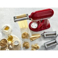 KitchenAidNudelvorsatz 5KSMPRA mit 3 Walzen Edelstahl
