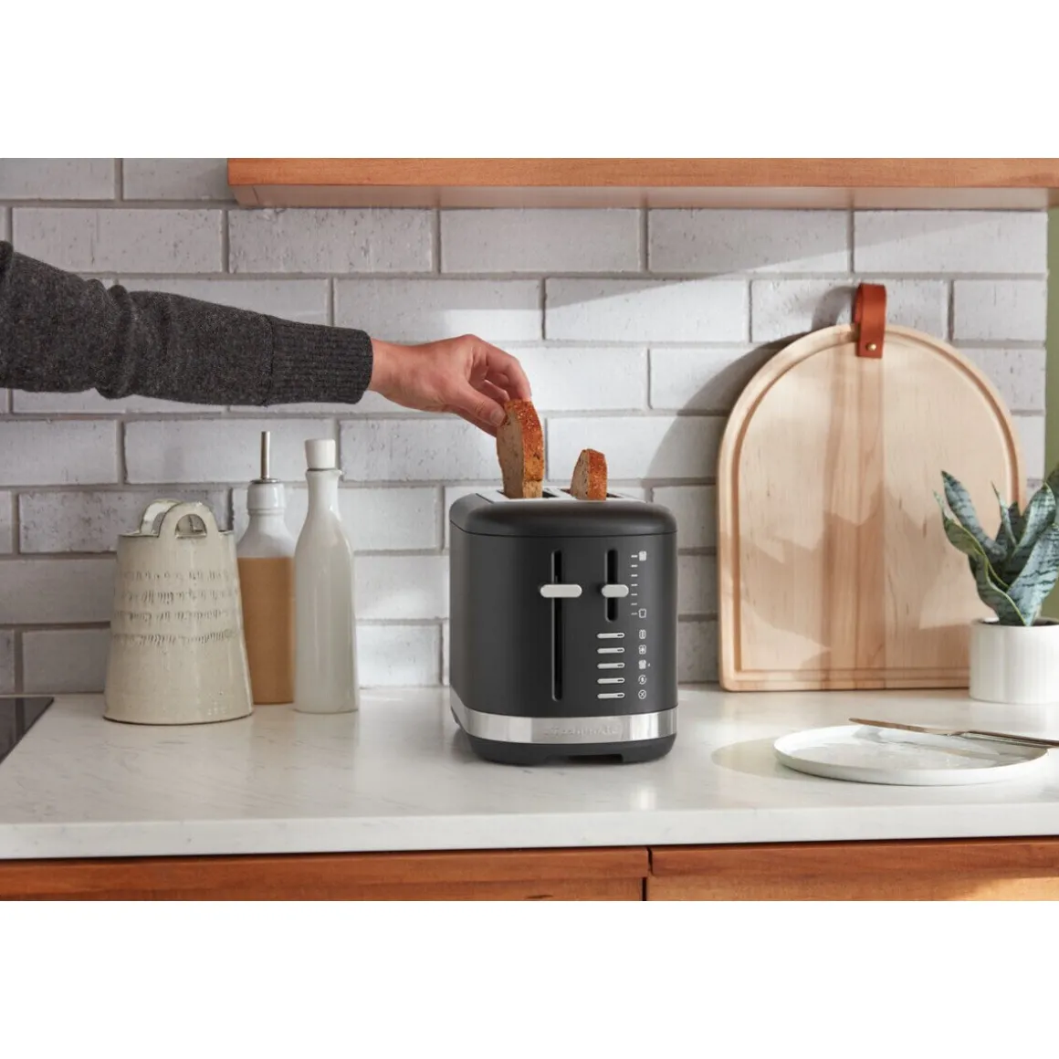 KitchenAid2-Scheiben-Toaster 31 cm 980 W Matt Schwarz