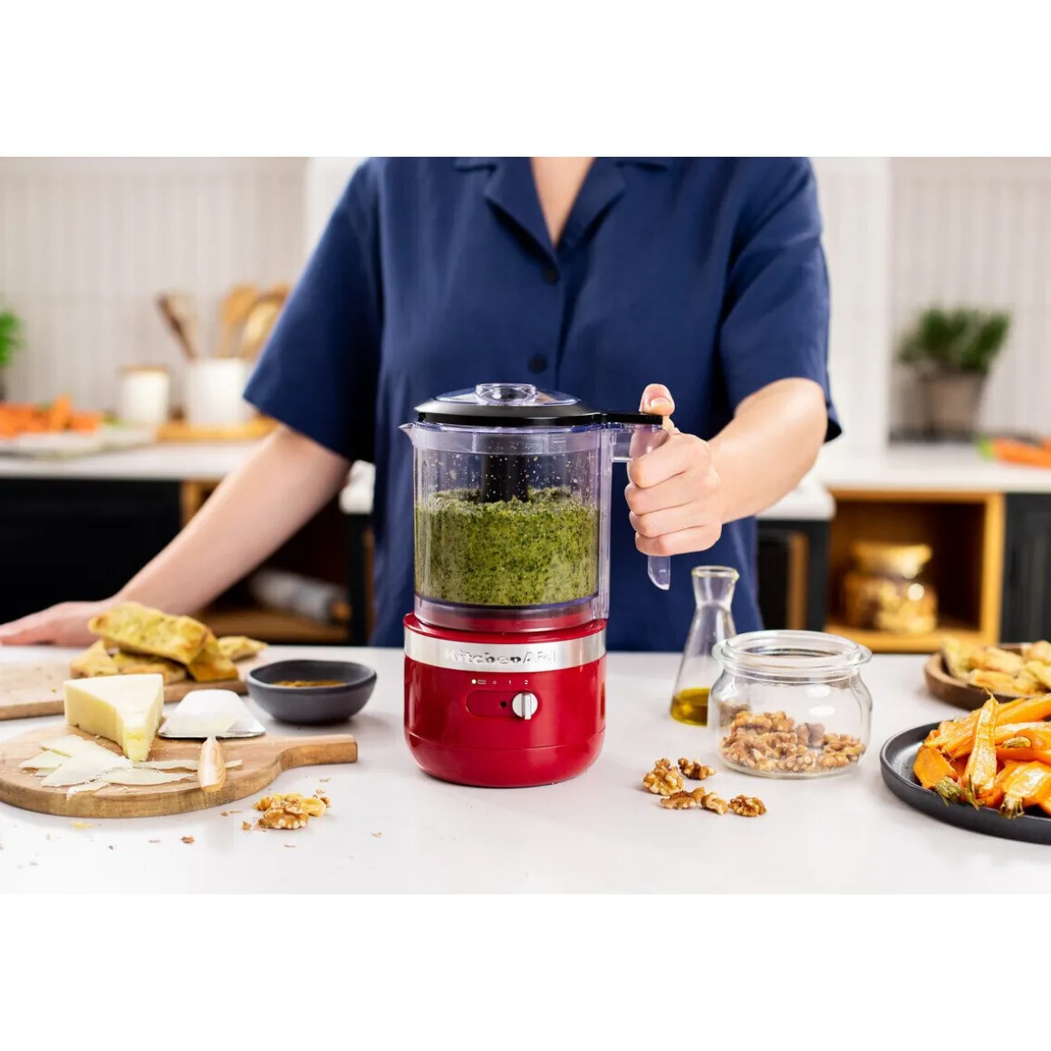 KitchenAidZerkleinerer 1,2 l Empire Rot