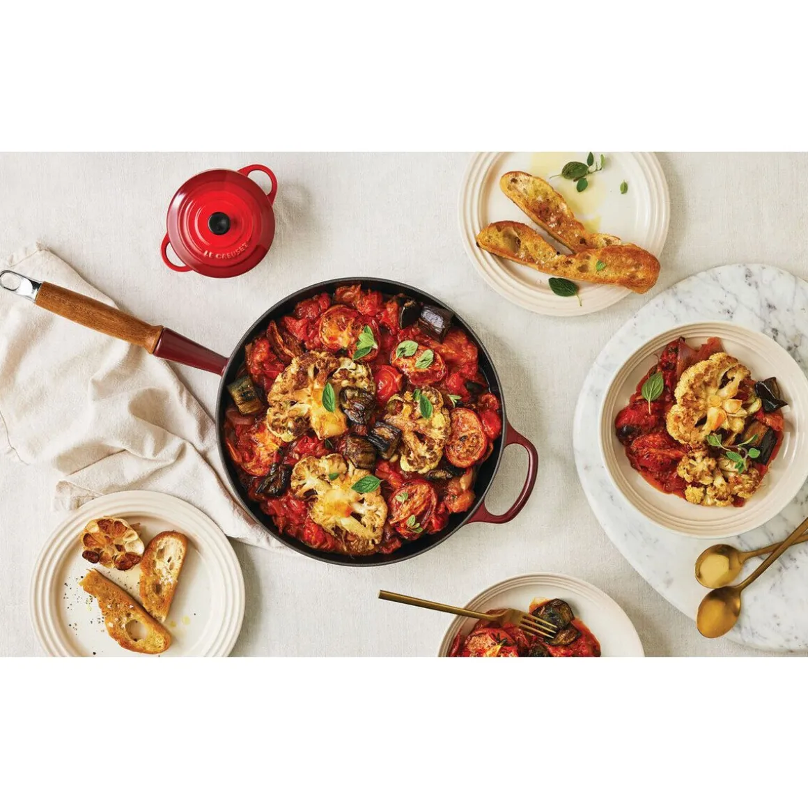 Le CreusetBratpfanne 28 cm Signature Rhone