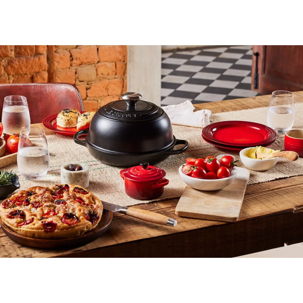 Le CreusetBrot-Bräter 24 cm Signature Schwarz