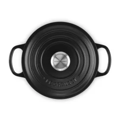 Le CreusetBräter mit Deckel 24 cm Signature Schwarz