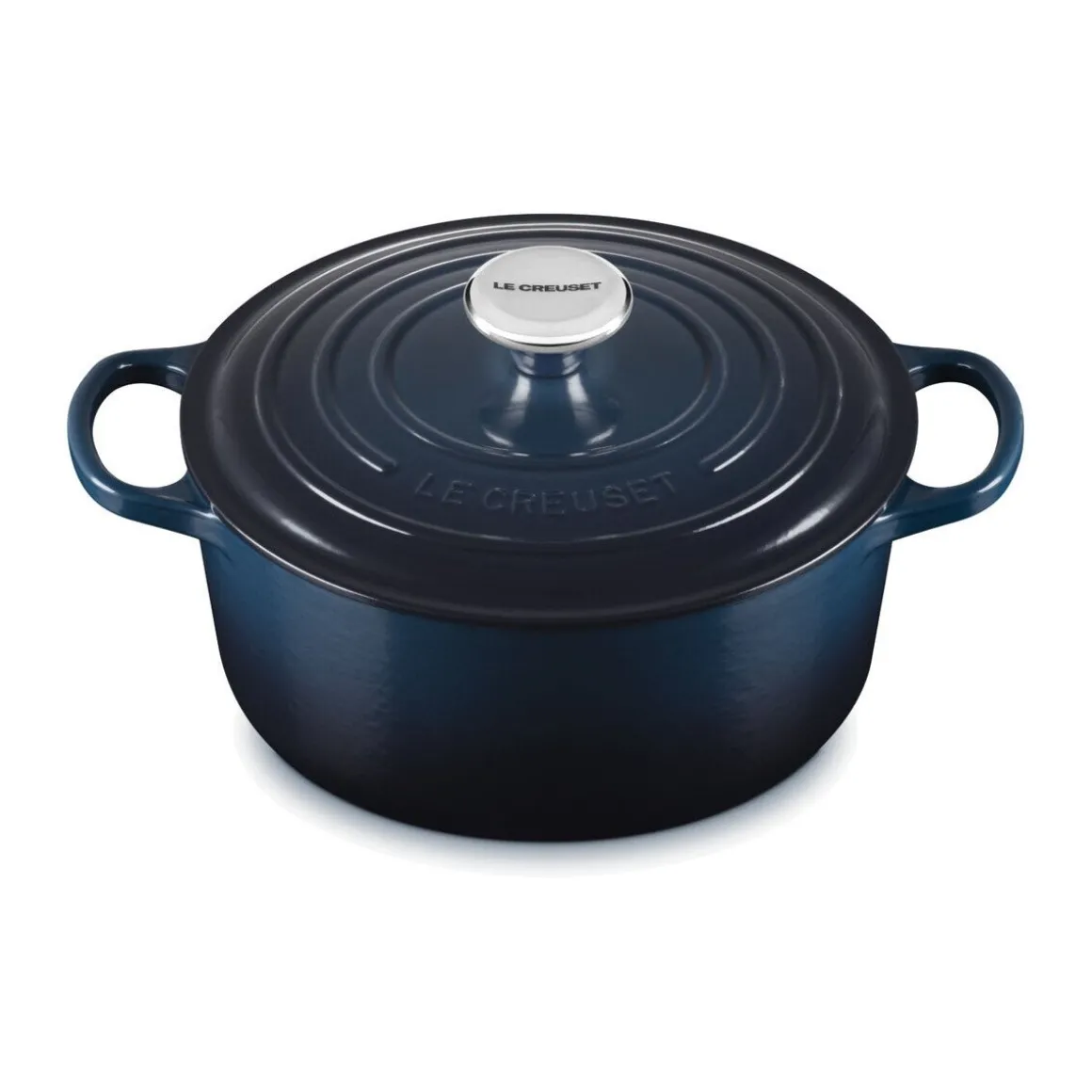 Le CreusetBräter mit Deckel 24 cm Signature Nuit
