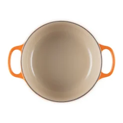 Le CreusetBräter mit Deckel 20 cm Signature Ofenrot