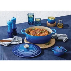 Le CreusetBräter mit Deckel 29 cm Signature azure