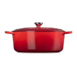 Le CreusetBräter mit Deckel 33 cm Signature Kirschrot