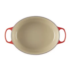 Le CreusetBräter mit Deckel 33 cm Signature Kirschrot