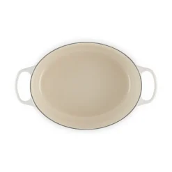 Le CreusetBräter mit Deckel 33 cm Signature Meringue