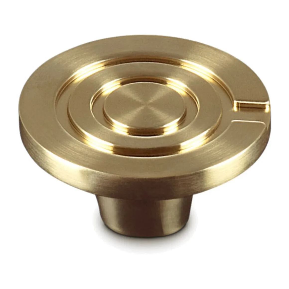 Le CreusetDeckelknopf 4,5 cm Crucible Hellgold